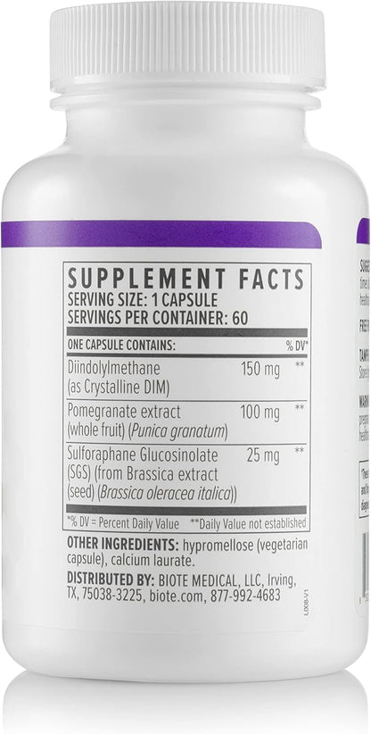 Support |60 Capsules  Biote Nutraceuticals DIM SGS|Hormone & Detox